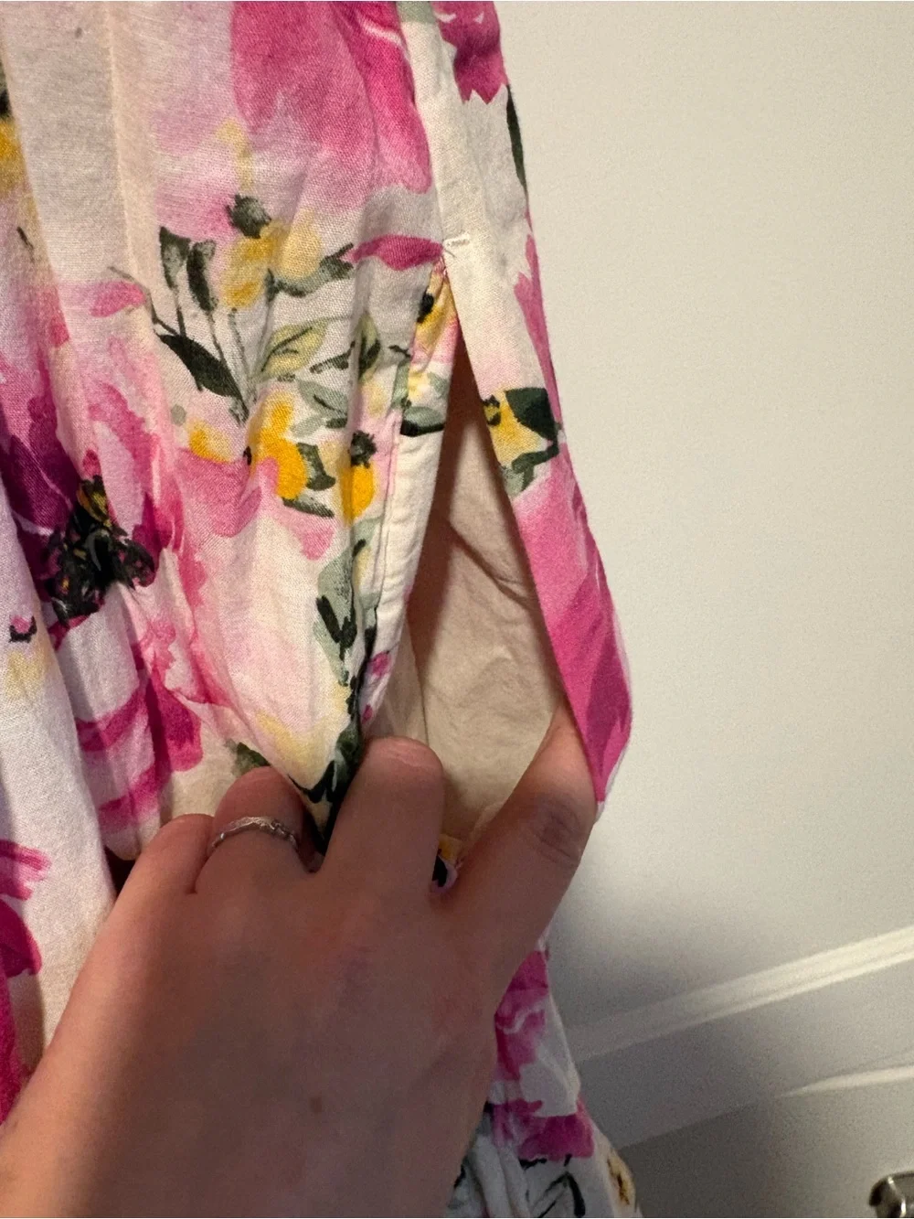 Abercrombie & Fitch Strappy Floral Ruffle Maxi Dress
